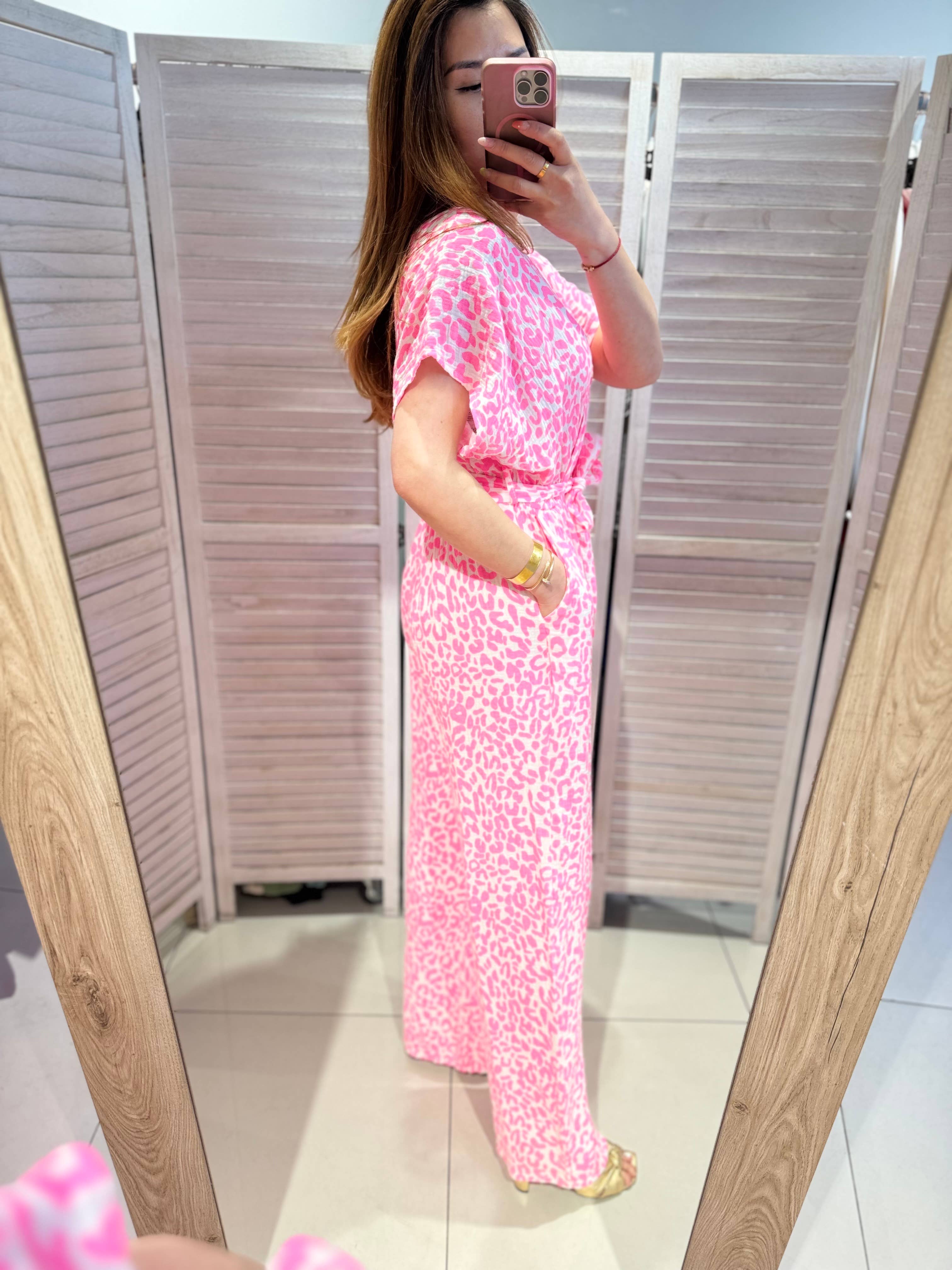 VICTORIA&ISAAC - Venta al por mayor Peto - Mujer - Mono fluido con estampado - A105-12