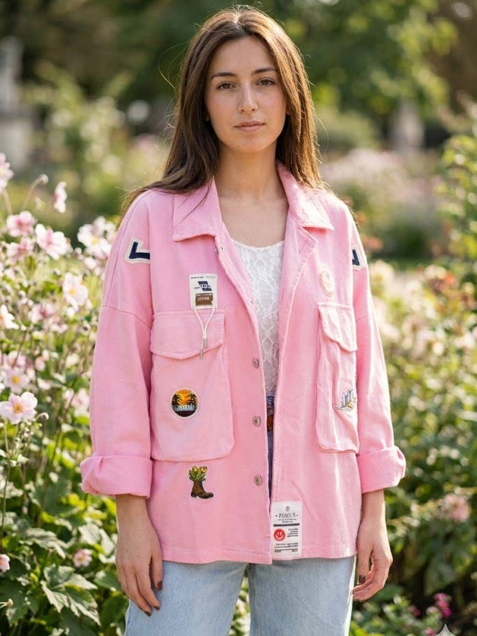 Oversized jacket with pockets for wholesale by VICTORIA&ISAAC