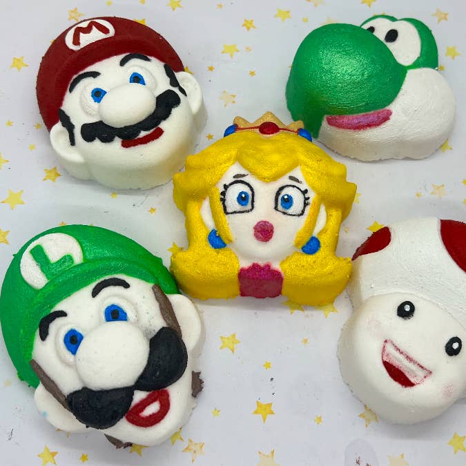 Ivory Anchors - Wholesale Bath Bomb/Fizz - Mario and Friends1