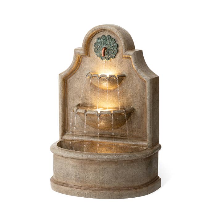 37.25 in H Oversized Outdoor Fountain for wholesale by Glitzhome