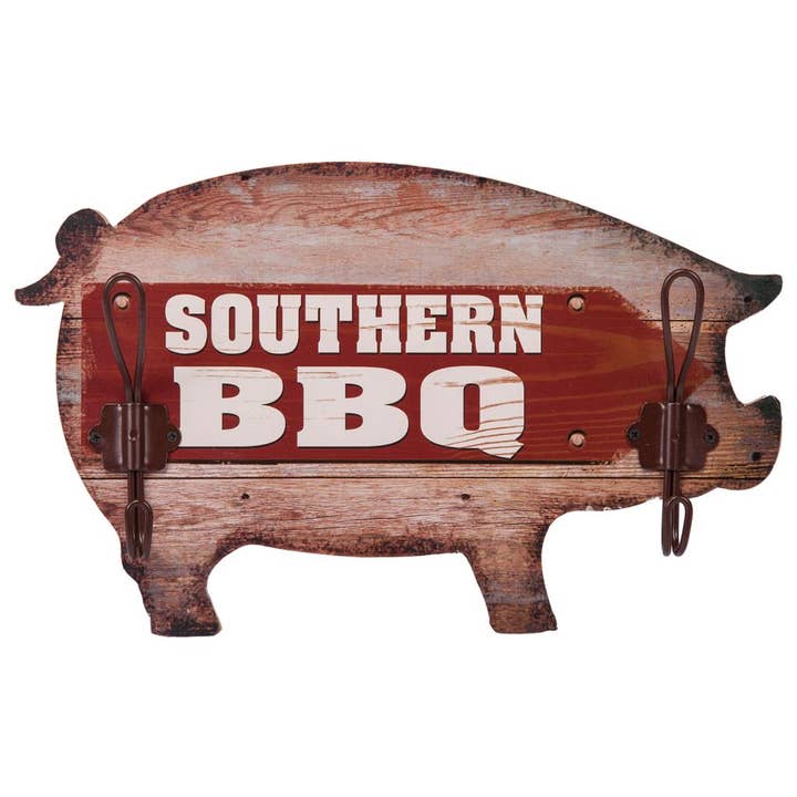 Wall-mounted pig hanger for wholesale by Creaciones Meng