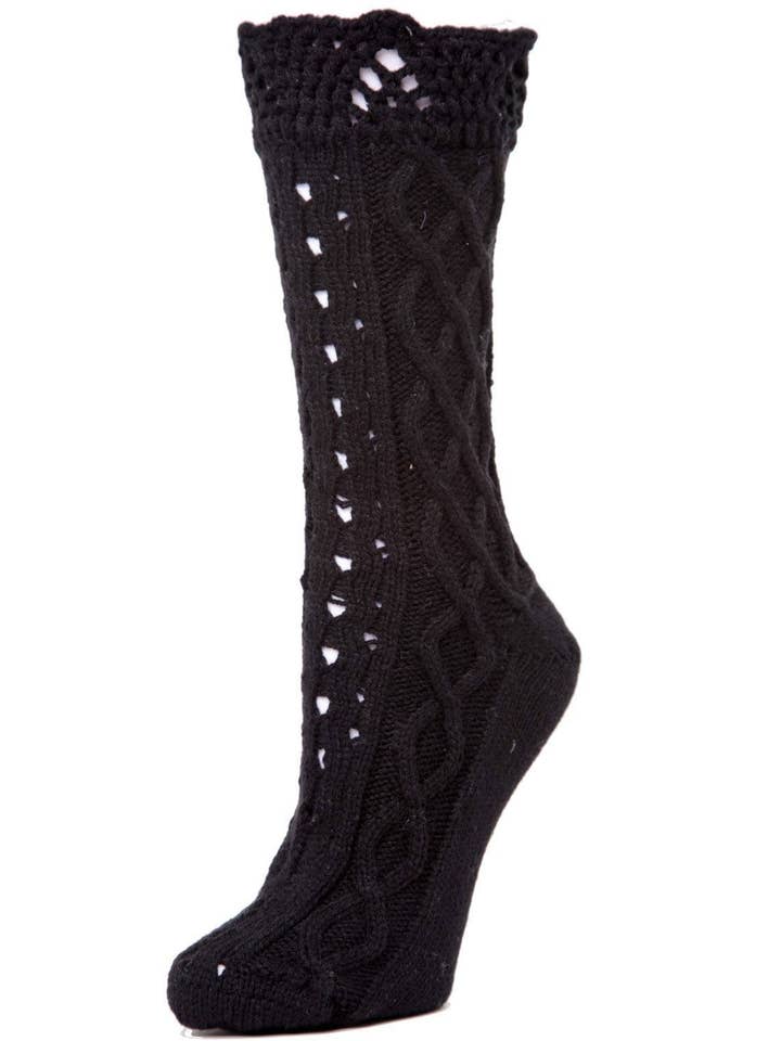 Infinity Classics International Inc. - Wholesale Socks - Women's - MeMoi Mixed Patterns Chunky Knit Crew Socks0