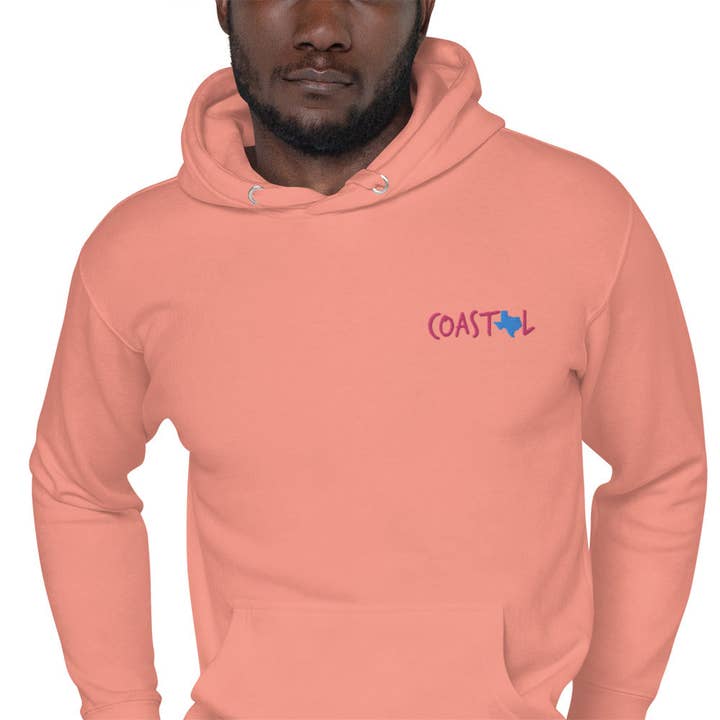 Coastal Texas™ Beachfront Unisex Hoodie for wholesale by Coastal & Midwest State of Mind