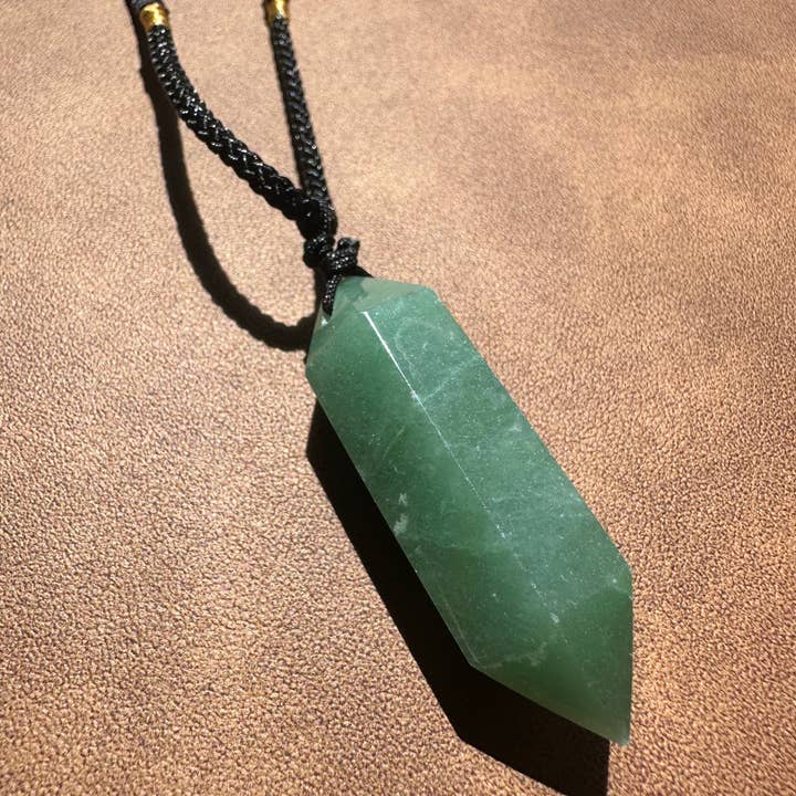Moon Rituals - Wholesale Pendant/Charm Necklace - Green Aventurine Crystal Necklace