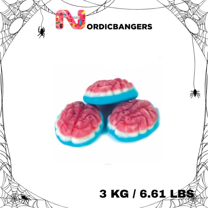Svenskt halloween-godis - Geléhjärnor for wholesale by Nordicbangers - Swedish Candy Supply