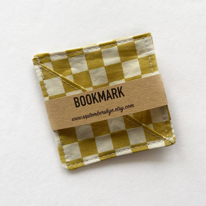 September Skye Bags & Accessories - Venta al por mayor Marcapáginas - Marcapáginas de tela con bolsillo en esquina estilo boho en varios estampados2