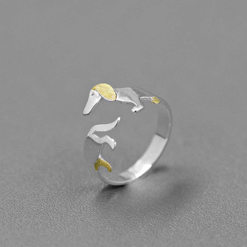 Revelari - Wholesale Cocktail/Statement Ring - Dog Design Adjustable Ring2