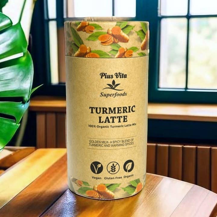 Organic Turmeric Latte – Sugar Free and Diary Free – 200g for wholesale by Pius Vita Superfoods