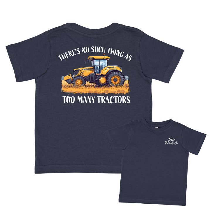 Too Many Tractors Tee for wholesale by Wild Threads Co
