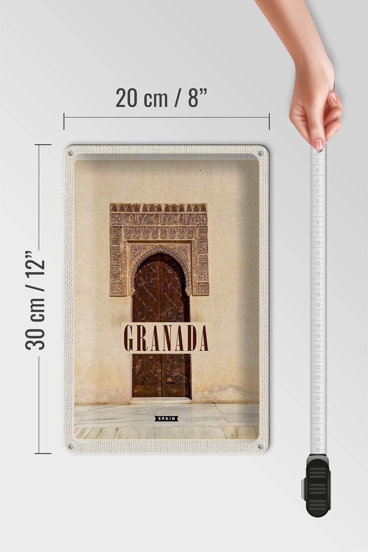 Femer - Wholesale Sign - Granada Spain Tourism Poster 20x30cm Travel Sign3