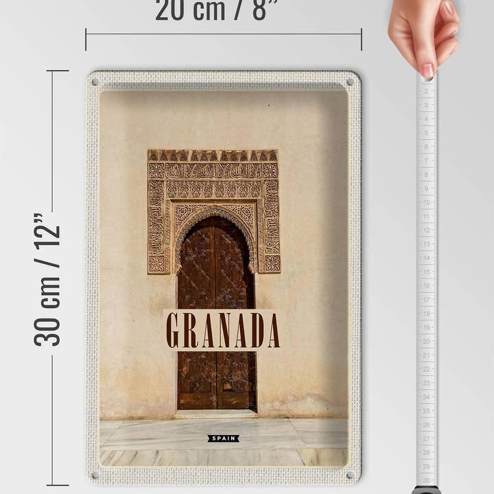 Femer - Wholesale Sign - Granada Spain Tourism Poster 20x30cm Travel Sign3