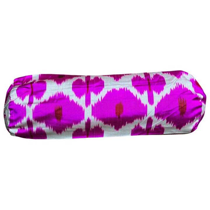 Funda de almohada de seda tejida a mano Ikat 39 para venta al por mayor de Natto USA