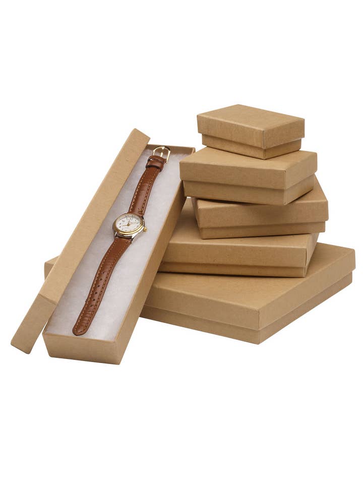 Cotton-Filled Jewelry Boxes Assortment Set for wholesale by Store Supply Warehouse