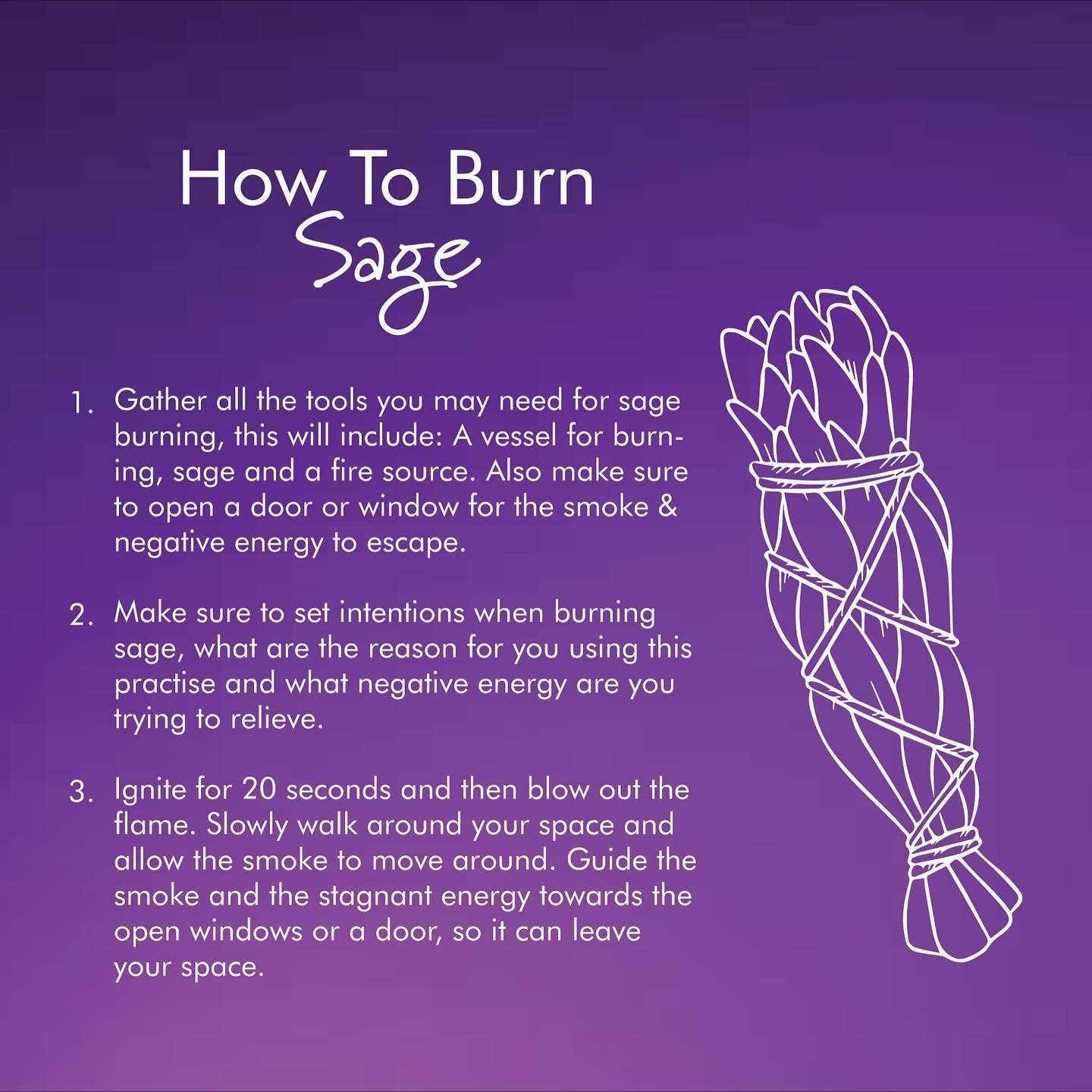 Espoir & Amour - Venta al por mayor Salvia - Varillas de salvia blanca de 4 pulgadas orgánicas de California atadas a mano6