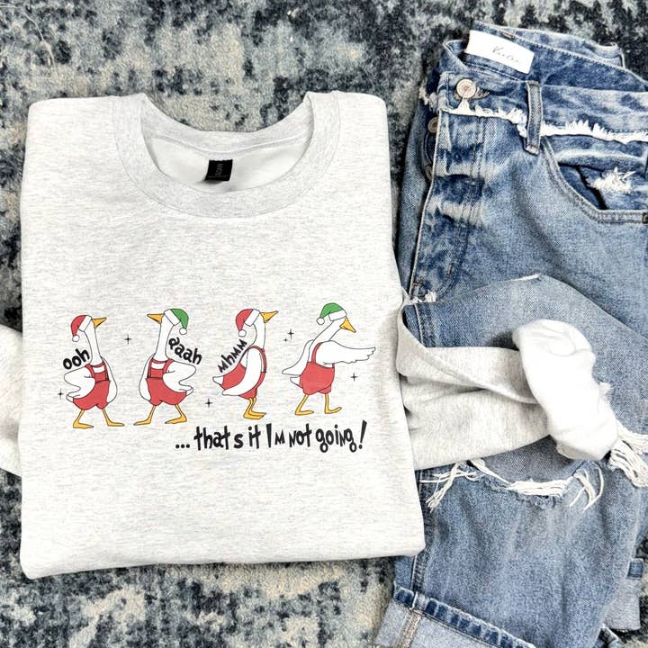 Not Going Ash Sweatshirt for wholesale by Knox + Nell