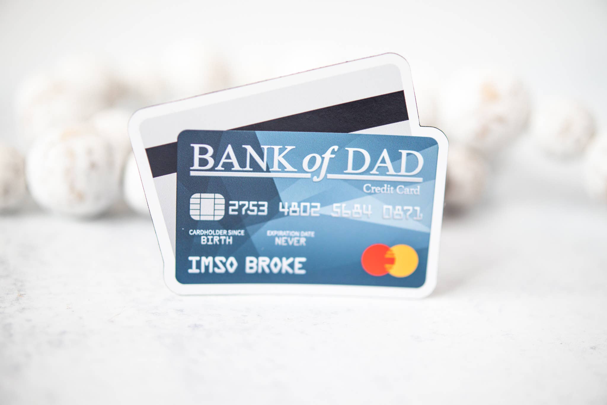 Savannah and James Co - Wholesale Magneet - Bank Of Dad, kaart 3 „x3" magneet2