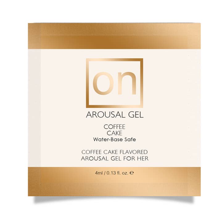 Onâ„¢ Coffee Cake Arousal Gel 6 ml. Single-Use Packet for wholesale by Sensuva