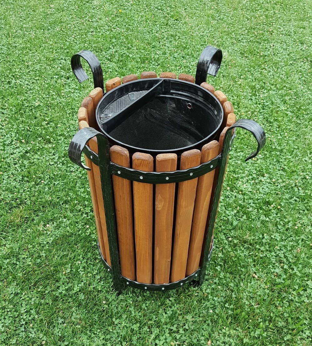 Deholzwart GmbH – Engroshandel Udendørs pynt/dekoration – DeHolzwart rund havebeholder1