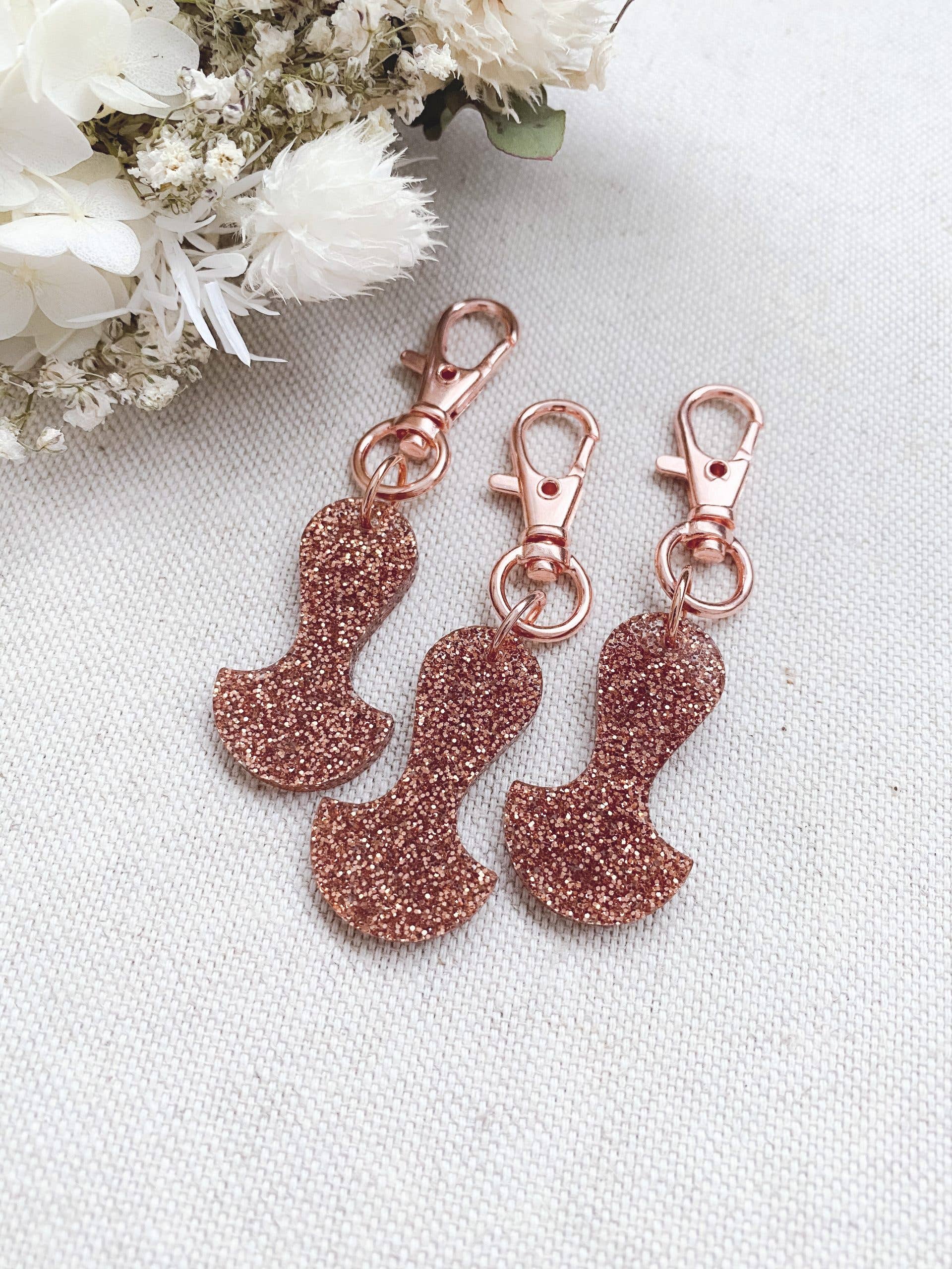 Chuckle & Wood - Wholesale Keychain – Women's - Trolley Tokens - Glitter10