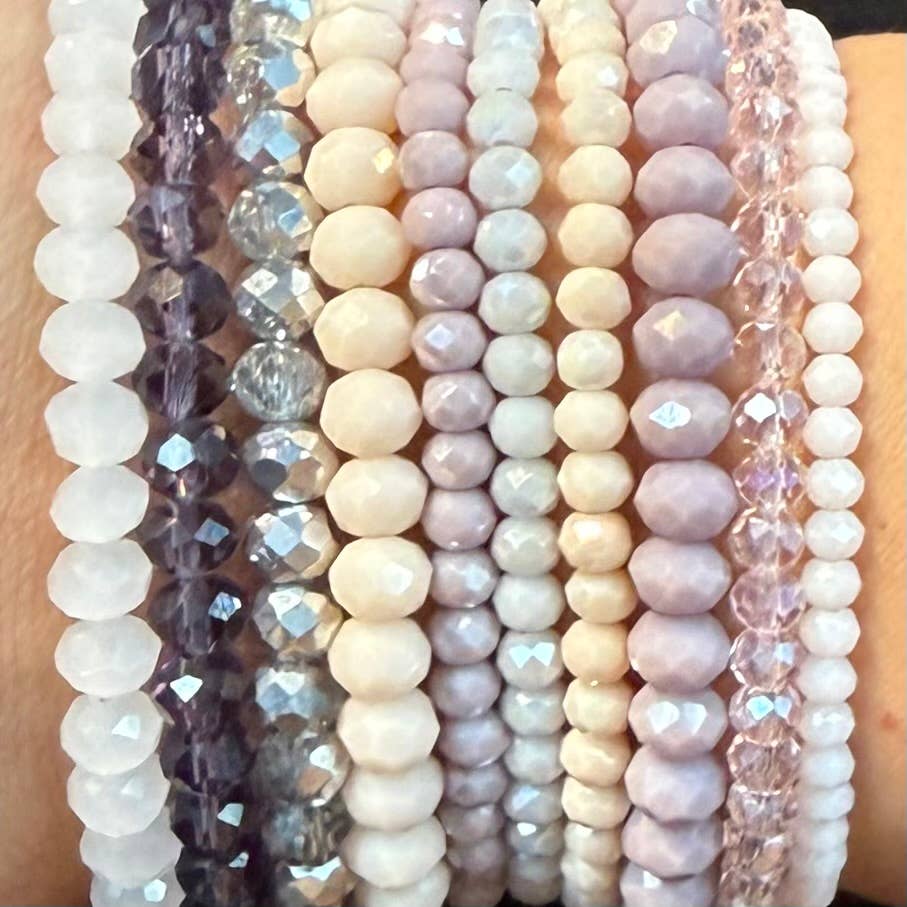 Loli - Wholesale Sieradenset - Rekbare Armbandenset van 10 - Zachte Harmonie1