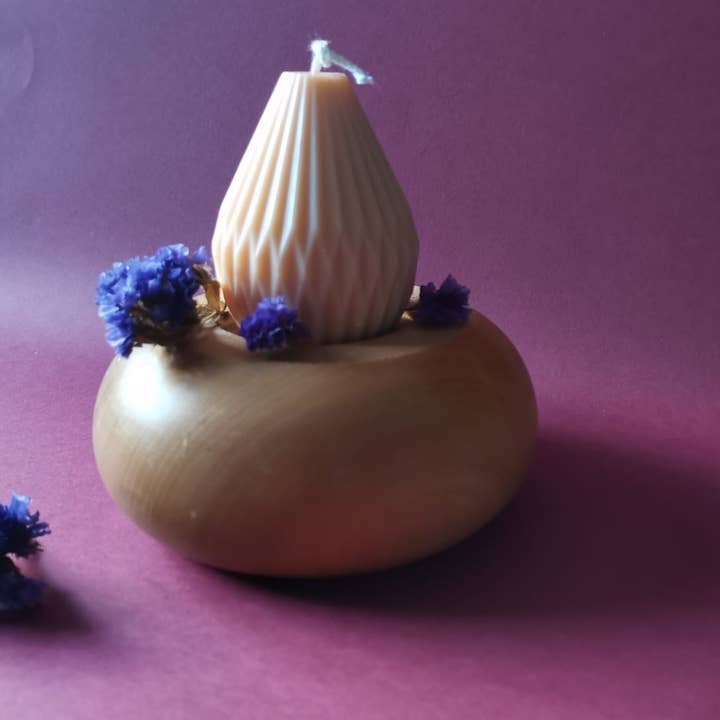 FUNDAYBIO - Wholesale Novelty Candle - 130g Vegetable Pear Decorative Candle2