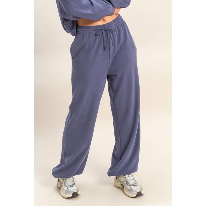 HYFVE - Wholesale Lounge Sweatpants/Joggers - Women's - Soft Ribbed Comfort Fit Drawstring Jogger Pants