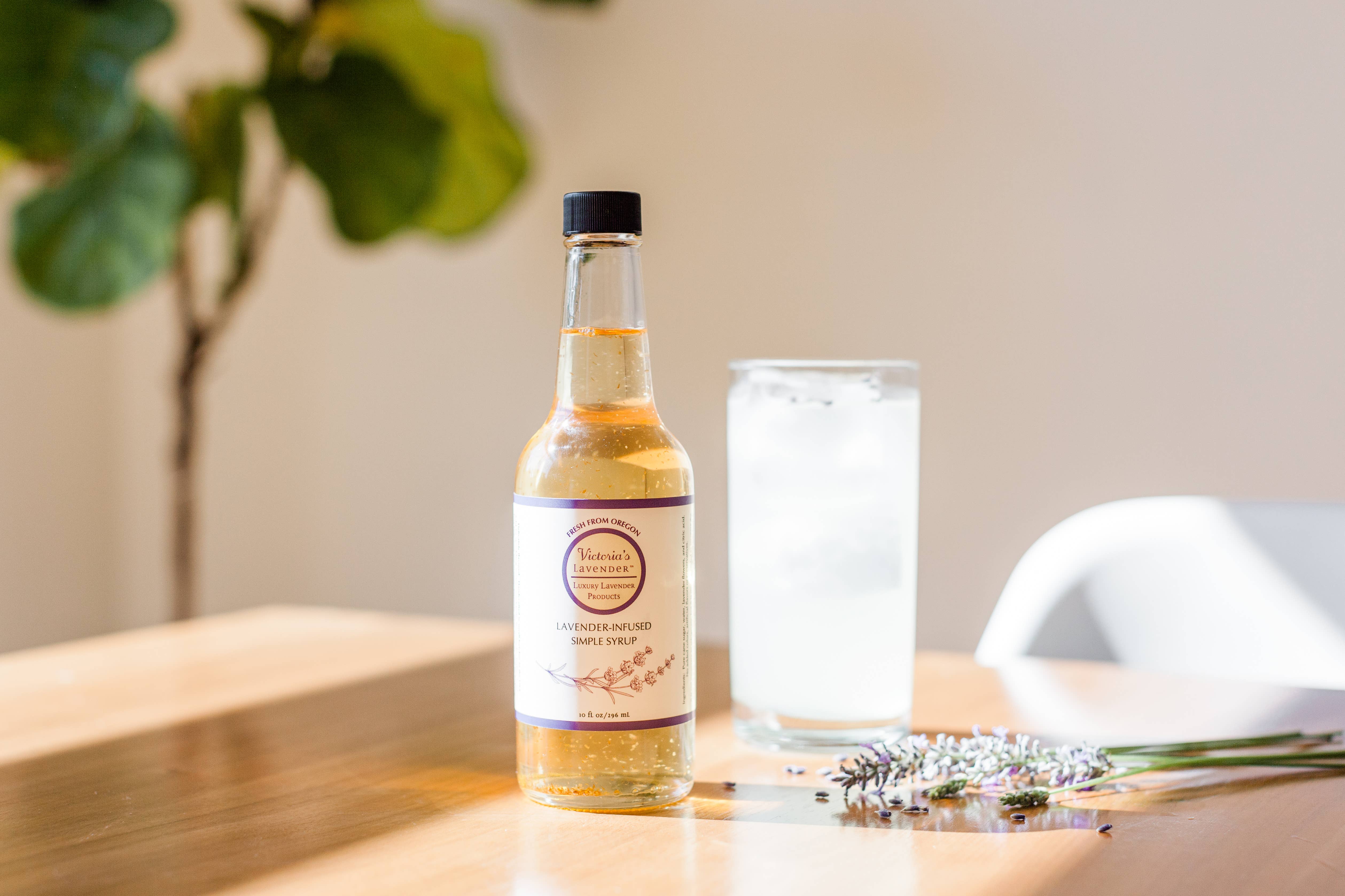 Victoria's Lavender, LLC - Wholesale Cocktail Mix/Syrup - Lavender Simple Syrup1