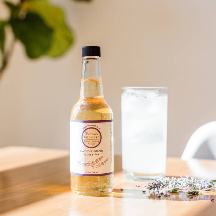 Victoria's Lavender, LLC - Wholesale Cocktail Mix/Syrup - Lavender Simple Syrup1