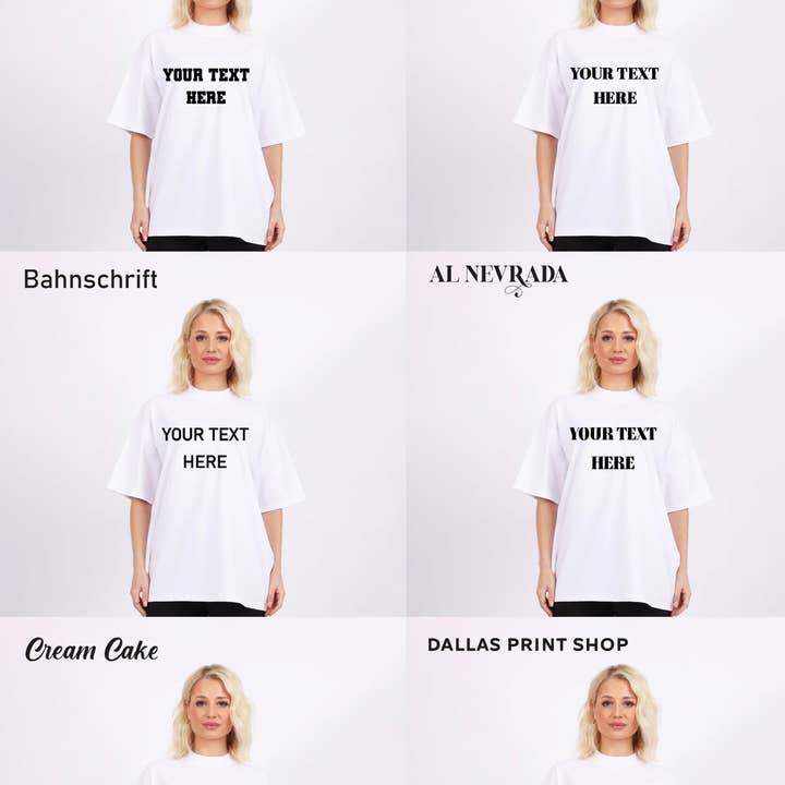 YOUR OWN BRAND PERSONALISED CUSTOM PRINTED 220GSM T-SHIRT and other Purchase wholesale t shirts with custom logo. Free returns & net 60 terms on Faire trending on Faire.