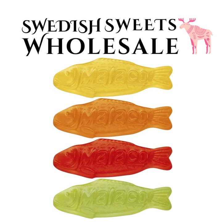 Schwedische Süßigkeiten - Schwedische Fische 3 kg für den Großhandel von Swedish Sweets Wholesale LLC - Swedish Candy