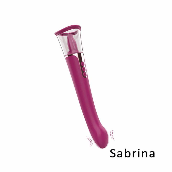 Seductive Boudoir – wholesale Sex toy – Sabrina Tongue Sucking Licking Vibrator Sex Toys