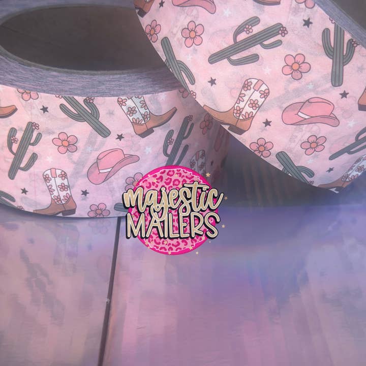 Self adhesive packaging tape for wholesale by Majestic mailers