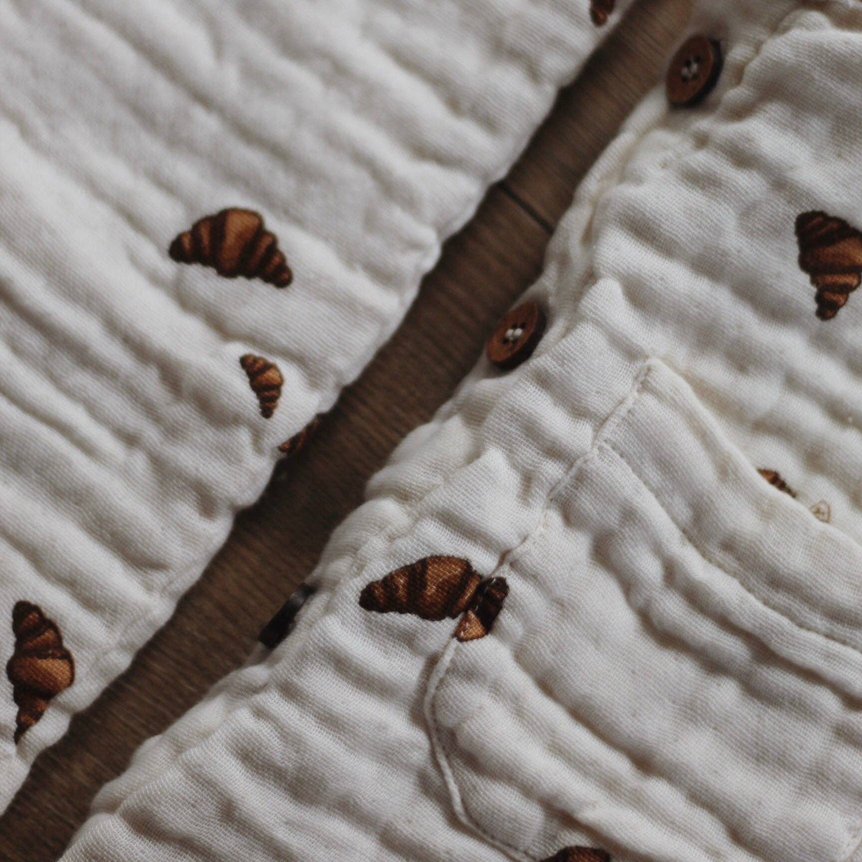 VIBBER pajamas - Croissant mini print for wholesale on Faire16