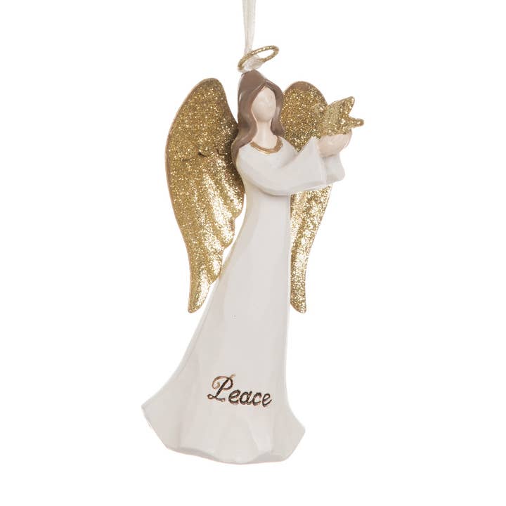 SALE Christmas Peace Angel Ornament for wholesale by C&F Home