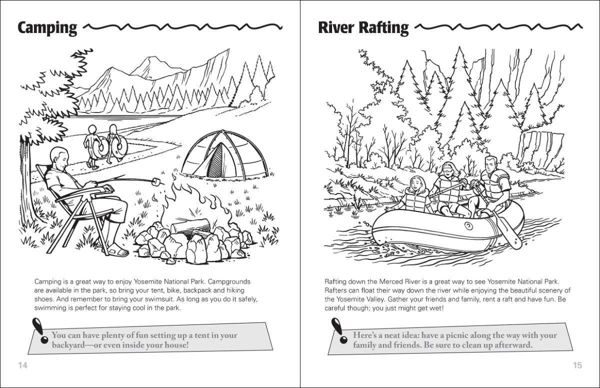 AdventureKEEN - Wholesale Coloring & Activity Book - Kids & Baby - Yosemite Activity Book2