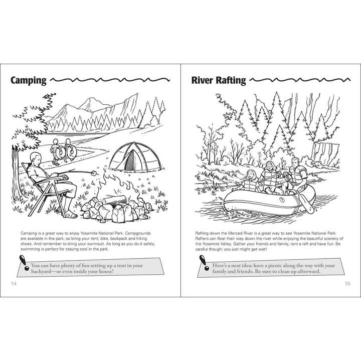 AdventureKEEN - Wholesale Coloring & Activity Book - Kids & Baby - Yosemite Activity Book2