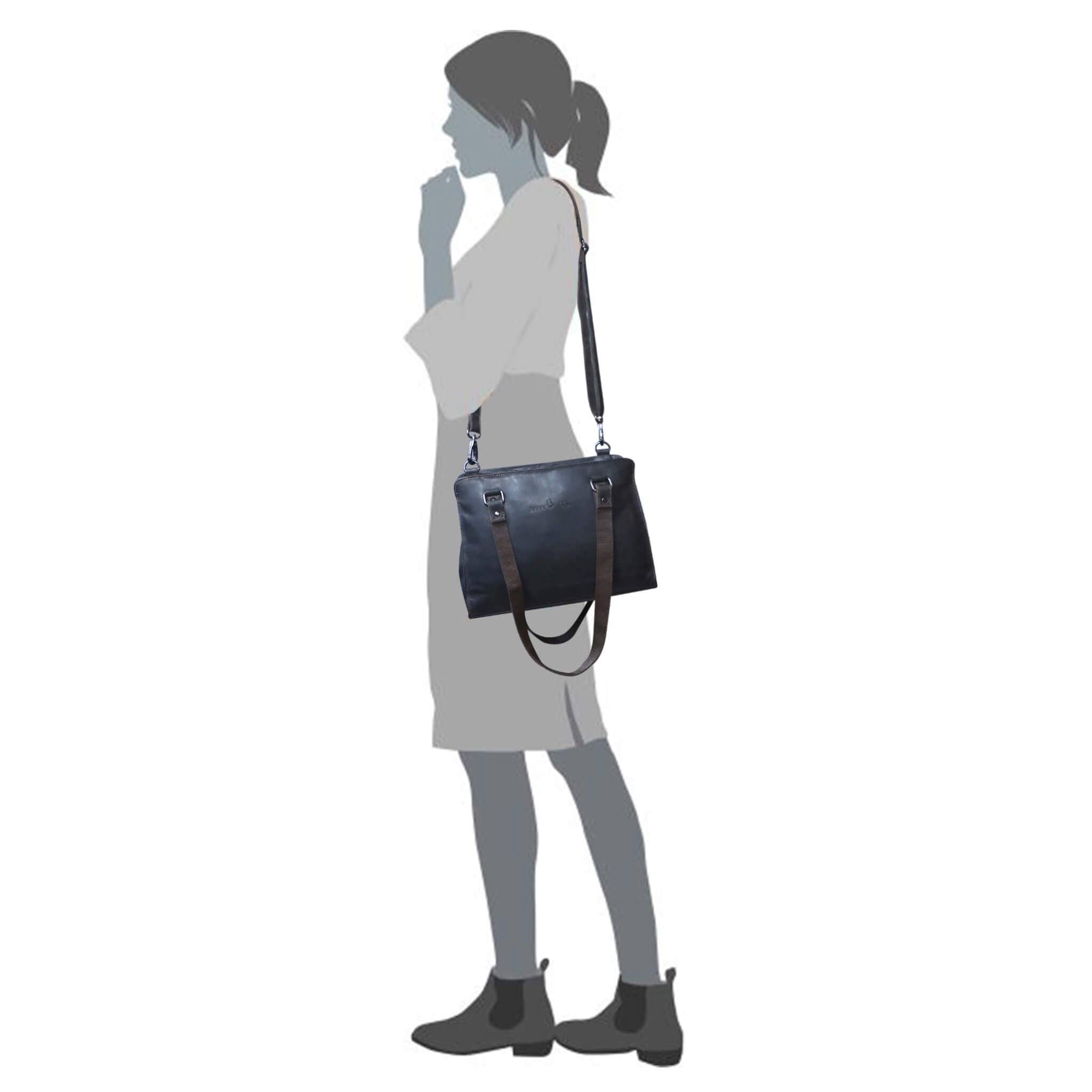 Greenwood – wholesale Axelremsväska – Dam – Greenwood Madi liten handväska i läder för kvinnor29