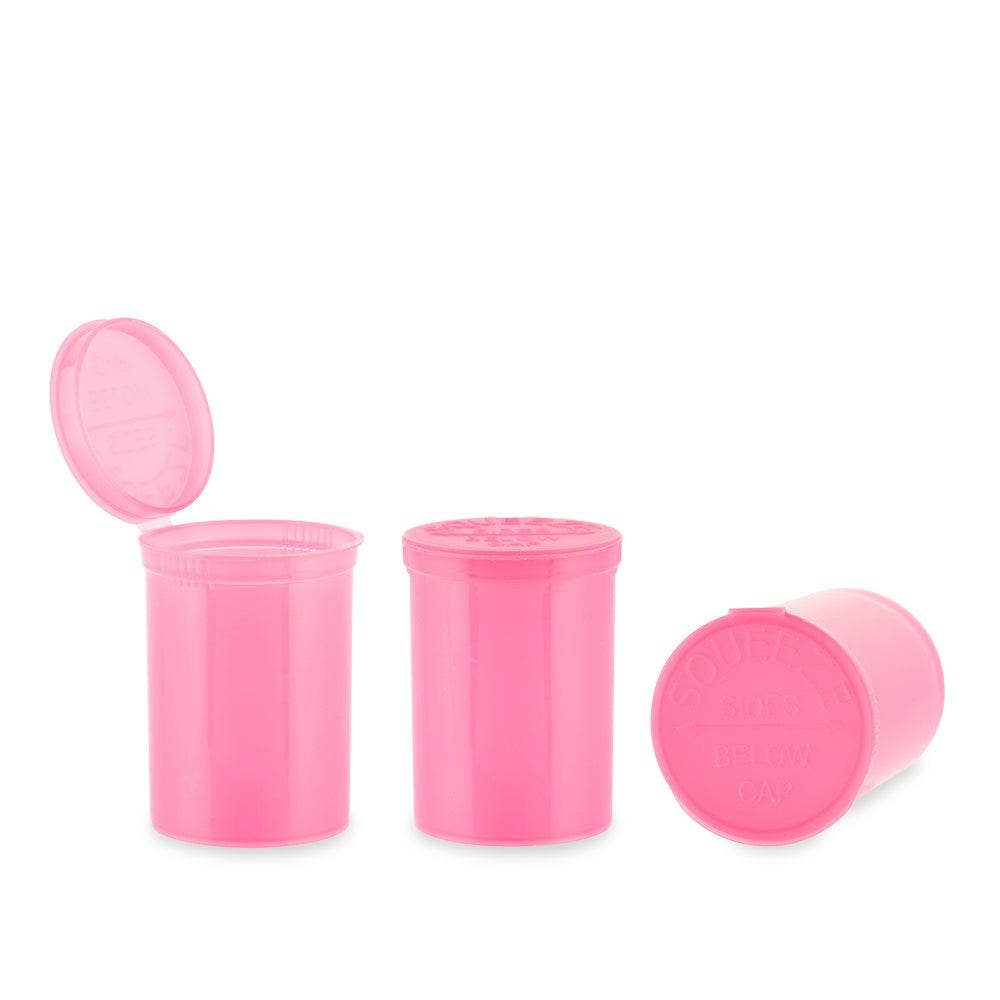 Cannatron - Wholesale Humidor/Cigar Accessory - 30 Dram Loud Lock Child Resistant Pop Top Vials - 160ct15