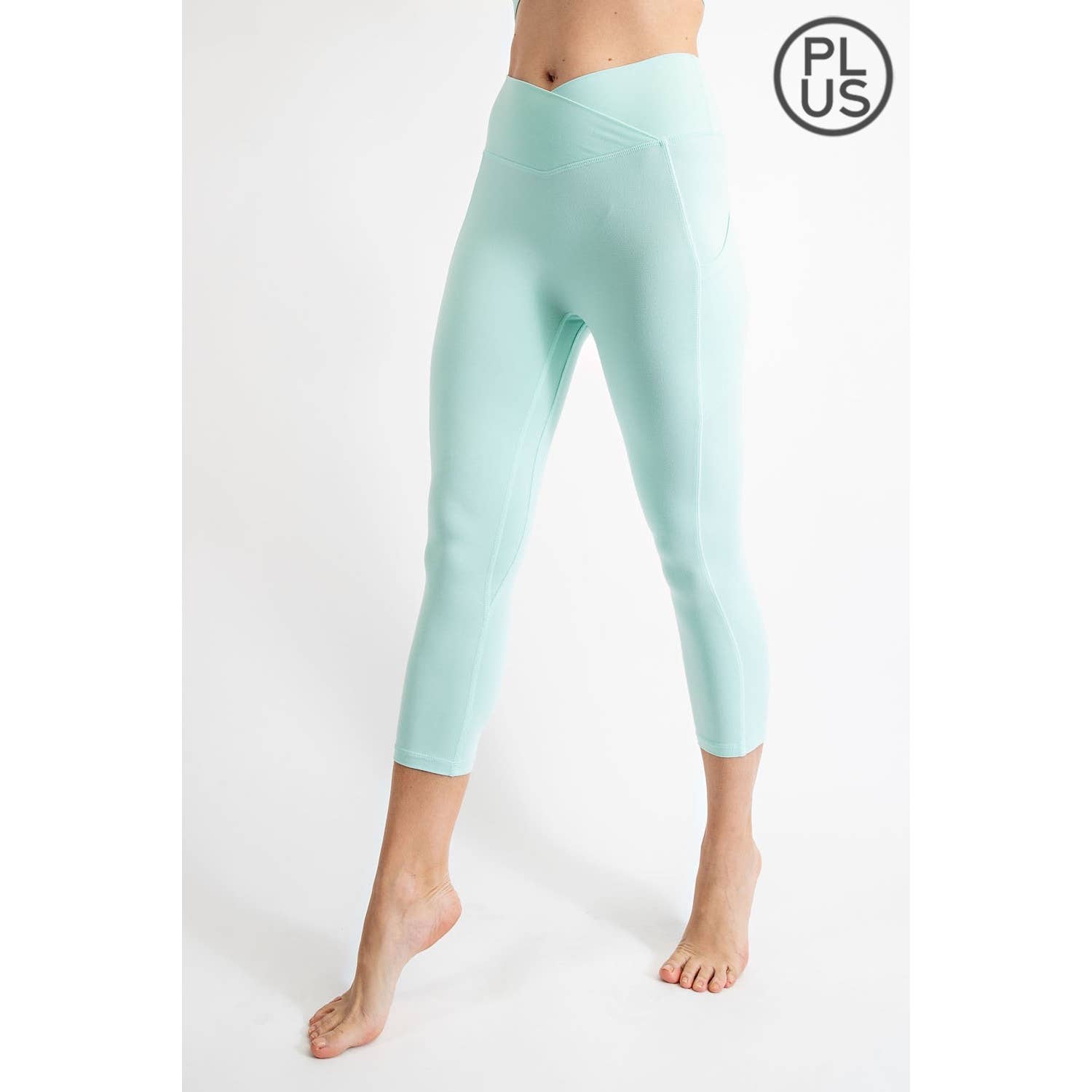 Rae Mode - Wholesale Athletic/Lounge Leggings - Women's - PLUS SIZE V WAIST CAPRI LENGTH LEGGINGS17