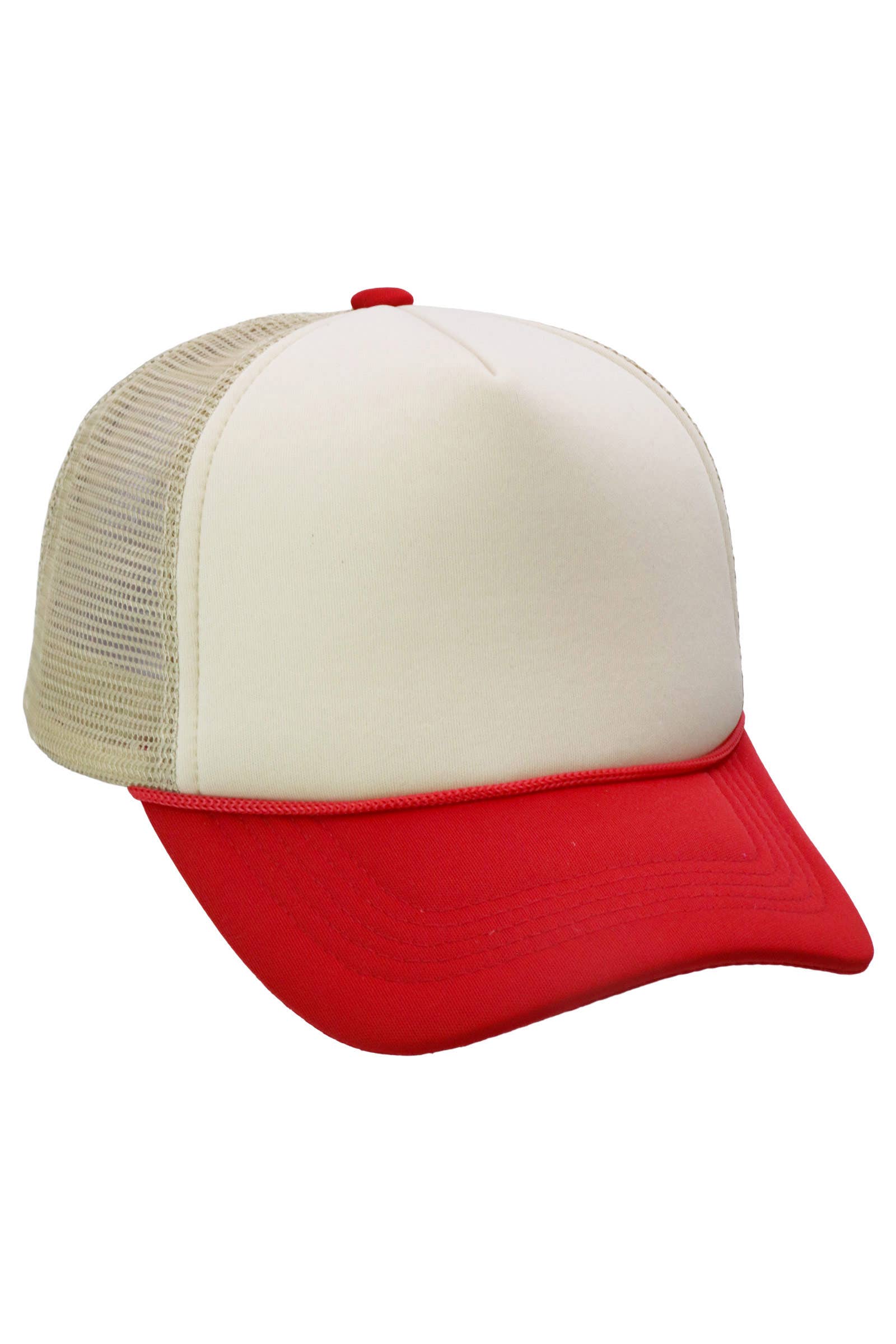 Cap Zone – boné - Mulher por atacado – Chapéu de caminhoneiro de espuma de cinco painéis multitons40