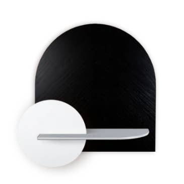 ALBA M - Estante de pared circular con almacenamiento oculto para venta al por mayor de Woodendot