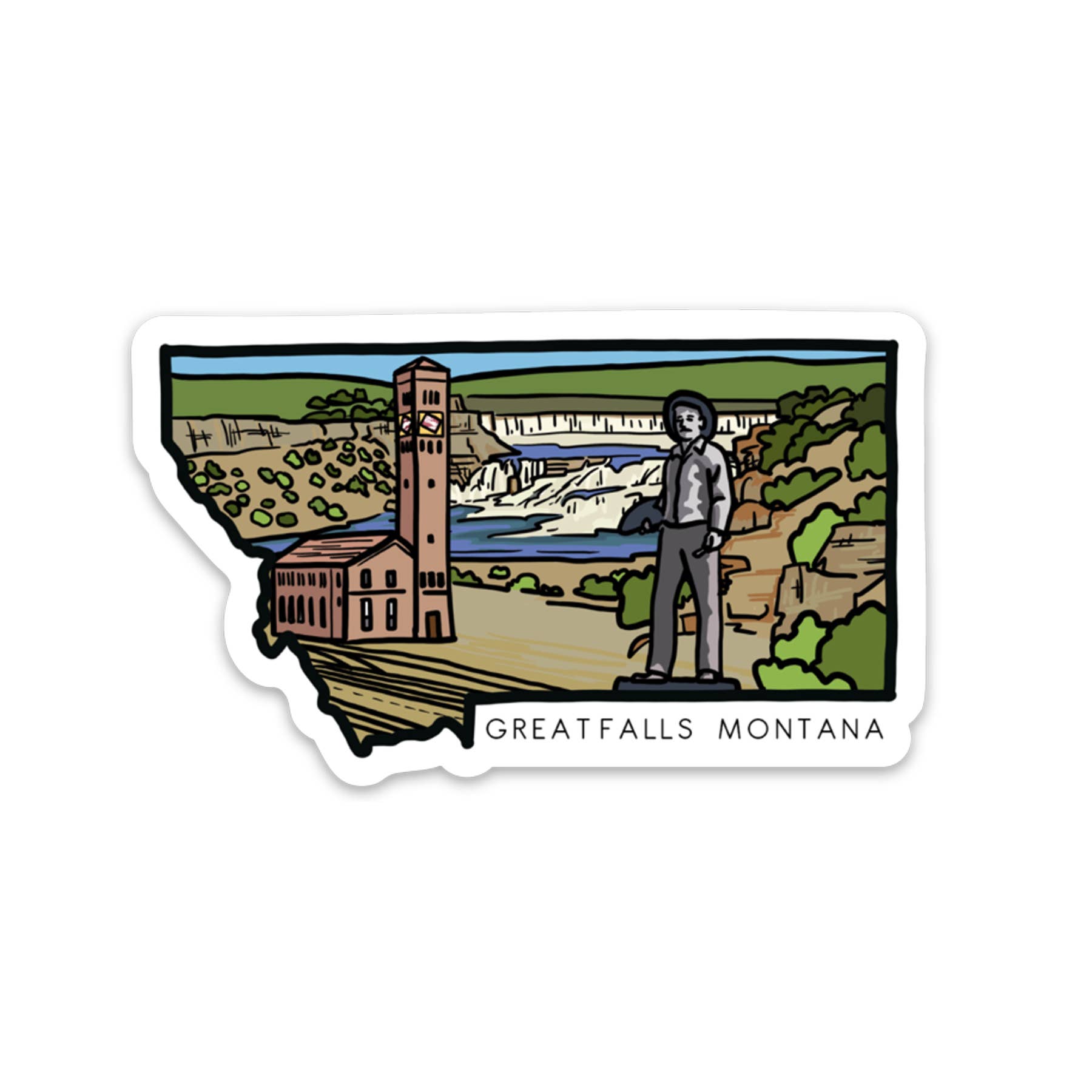 Corvidae drawings & designs - Wholesale Sticker - Great Falls, Montana Sticker0
