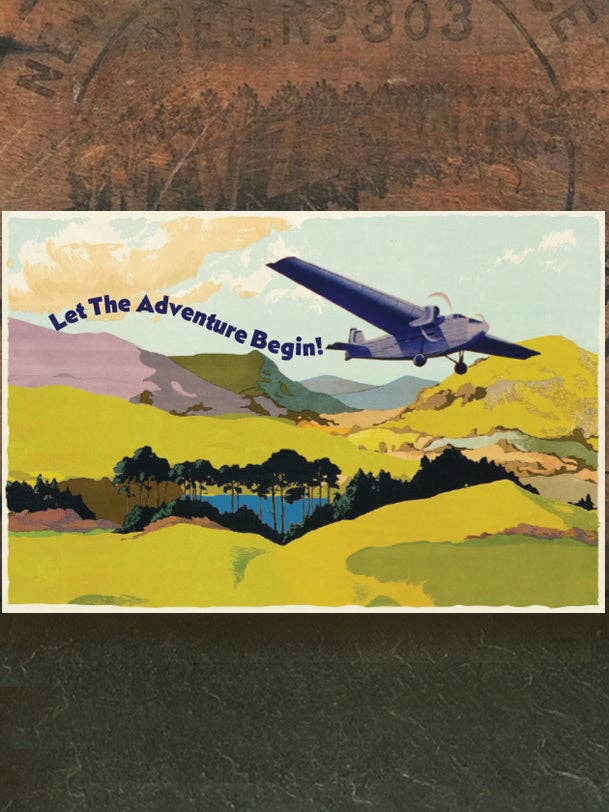 Flying Adventure for wholesale by Irreverent Cards for Challenging Times