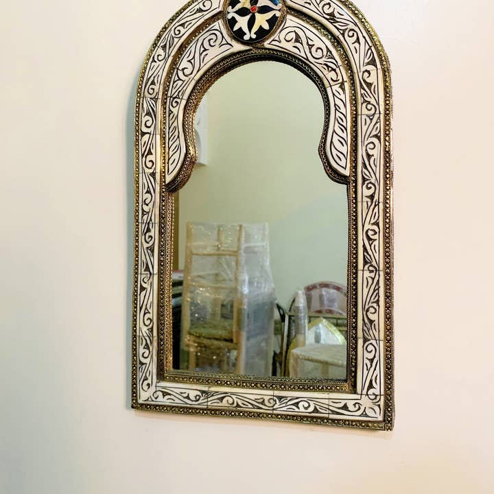 Palmeraies - Vendita all'ingrosso Specchi da parete - Specchio ad arco marocchino - Specchio vintage fatto a mano