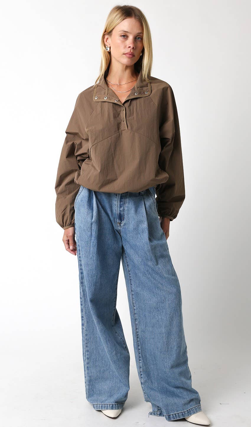 Olivaceous - Vente Chemise à col boutonné – femme - Haut Dakota8