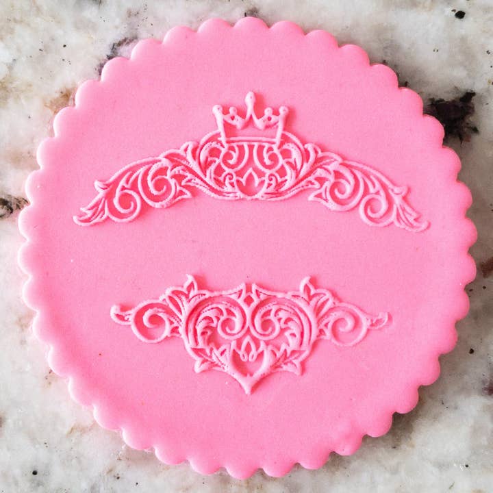 Delad detalj med Crown PopUp Embosser Cookie Biscuit Stämpel Alla hjärtans dag för wholesale av Cut Bake Stamp