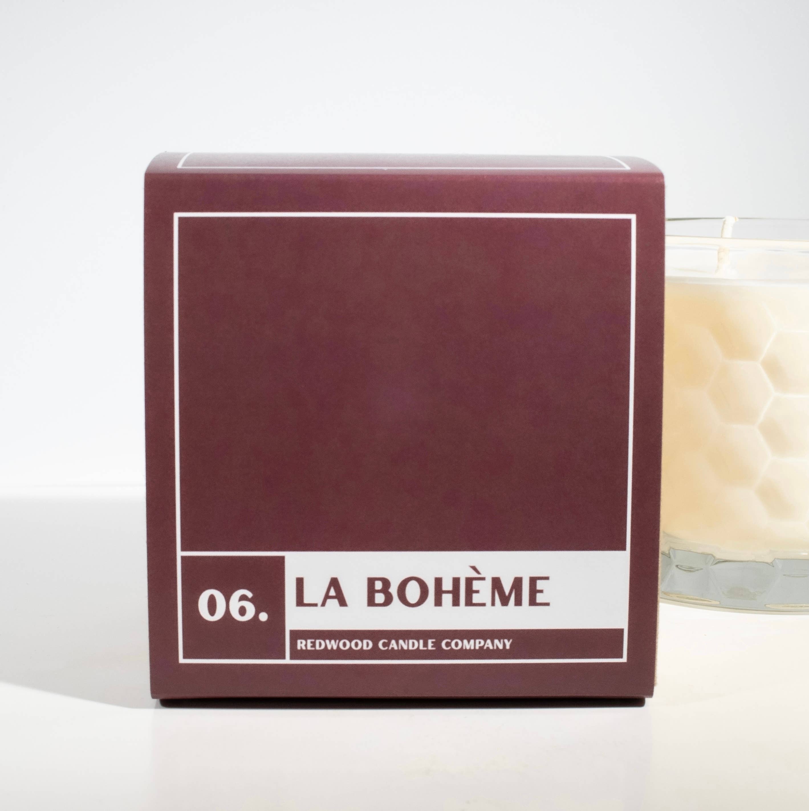Redwood Candle Co. - Wholesale Jar/Filled Candle - La Boheme 14oz Candle0