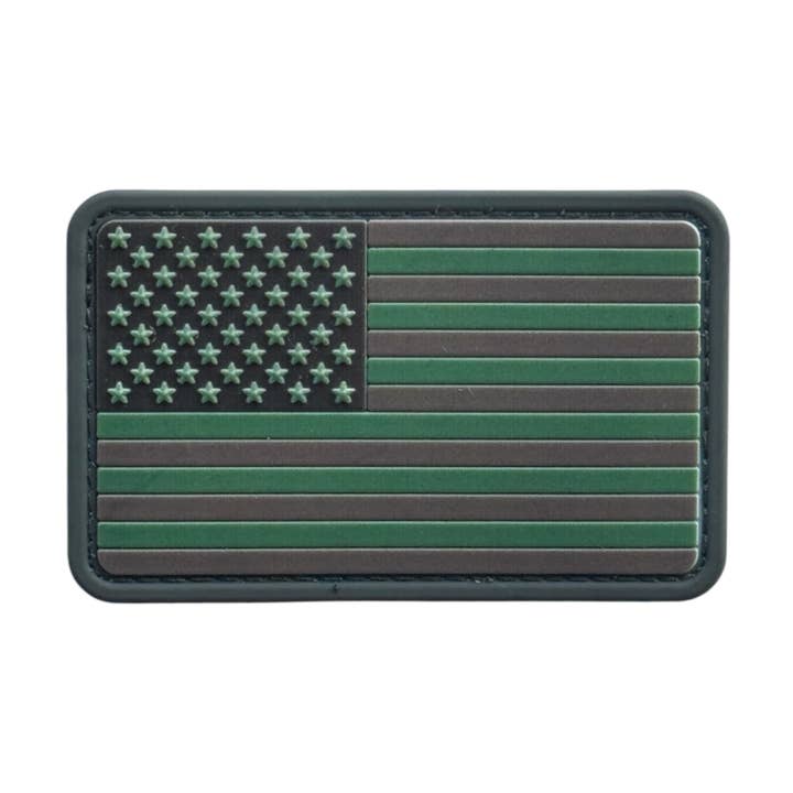 ARTPATCHES - Wholesale Patch - USA Flag PVC Patch – 3D Hook-and-Loop | 8 Colors4