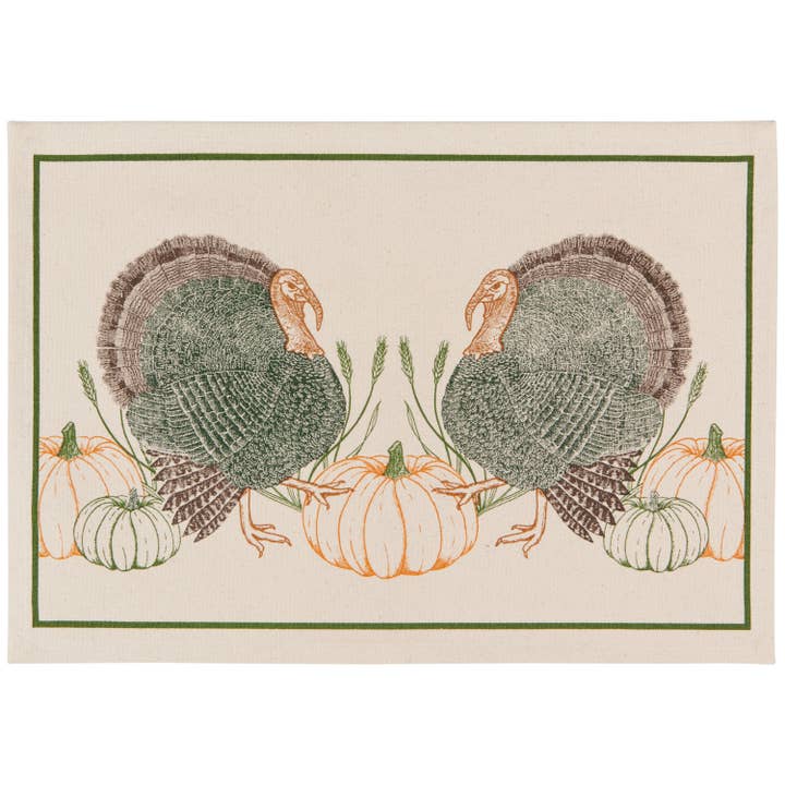 Now Designs by Danica - Wholesale Placemat - Cornucopia Thanksgiving Printed Placemat