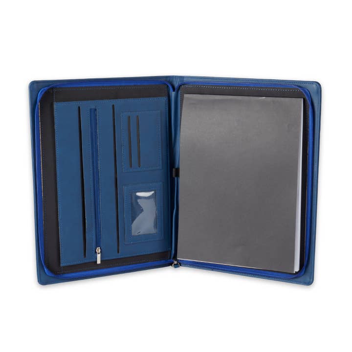 BeyBerk International - Wholesale Messenger Bag - Unisex - Multi Compartment Business Padfolio / Portfolio with Zipper2